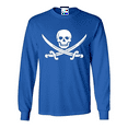 thumbnail image 1 of Mens Long Sleeve T-Shirts - Pirate Flag, 1 of 4