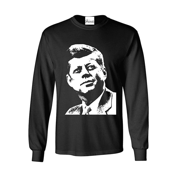 Mens Long Sleeve T-Shirts - President John F. Kennedy