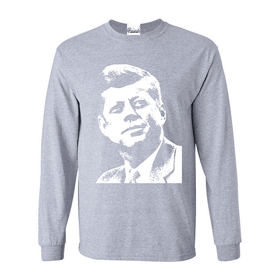 Mens Long Sleeve T-Shirts - President John F. Kennedy