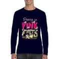 thumbnail image 1 of Mens Long Sleeve T-Shirts - Pretty in Pink Dangerous in Camo, 1 of 5