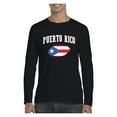 thumbnail image 1 of Mens Long Sleeve T-Shirts - Puerto Rico Flag, 1 of 5