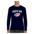 thumbnail image 1 of Mens Long Sleeve T-Shirts - Puerto Rico Flag, 1 of 5