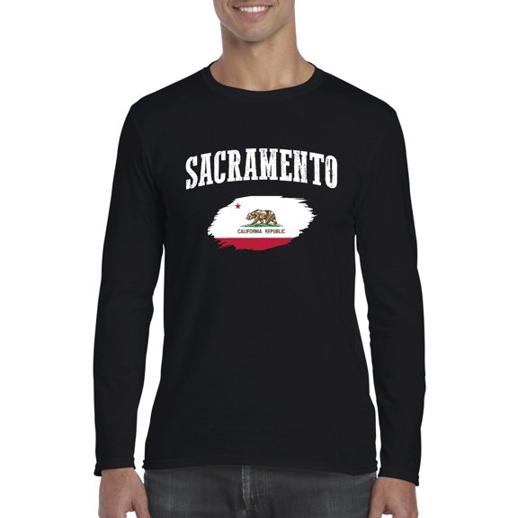 Mens Long Sleeve T-Shirts - Sacramento
