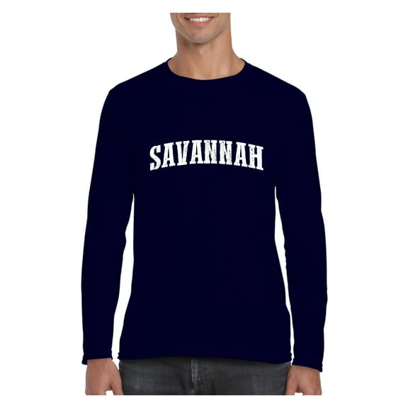 Mens Long Sleeve T-Shirts - Savannah