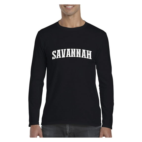 Mens Long Sleeve T-Shirts - Savannah