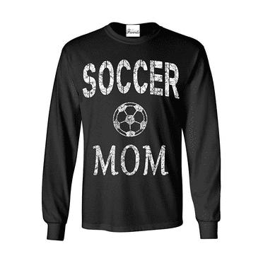 Mens Long Sleeve T-Shirts - Soccer Mom