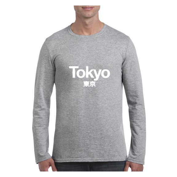 Mens Long Sleeve T-Shirts - Tokyo