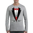 thumbnail image 1 of Mens Long Sleeve T-Shirts - Tuxedo Prom Costume, 1 of 5