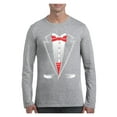 thumbnail image 1 of Mens Long Sleeve T-Shirts - Tuxedo Prom Costume, 1 of 5