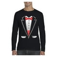 thumbnail image 1 of Mens Long Sleeve T-Shirts - Tuxedo Prom Costume, 1 of 5