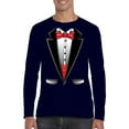 thumbnail image 1 of Mens Long Sleeve T-Shirts - Tuxedo Prom Costume, 1 of 5