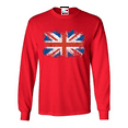 thumbnail image 1 of Mens Long Sleeve T-Shirts - Union Jack British Flag, 1 of 5