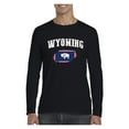 thumbnail image 1 of Mens Long Sleeve T-Shirts - Wyoming Flag, 1 of 5