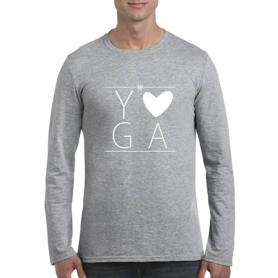 Mens Long Sleeve T-Shirts - Yoga