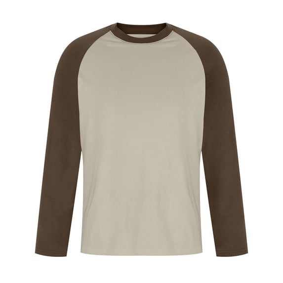 Mens Long Sleeve Two-Tone Shirt, Regular Fit, Casual Style, Soft Fabric, Suitable for Summer Daily Commute and Casual Outings
