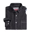 thumbnail image 1 of Mens Long Sleeve cotton Pocket Shirts Button Down Beach Yoga Lightweight Casual Plain Tops, 1 of 4
