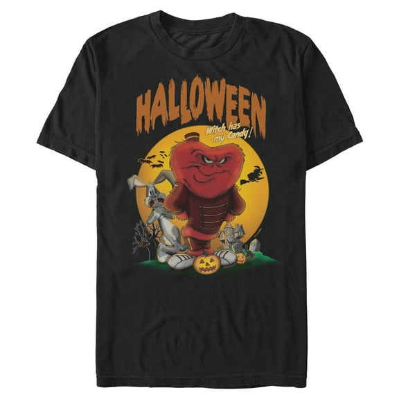 Mens Looney Tunes Witch Has My Candy Moonlite Gossamer T Shirt