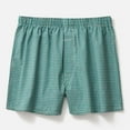 thumbnail image 1 of Mens Loose Fitting Underwear Pure Home Sleepwear Flat Angle Breathable Large Shorts, M, Green, 1 of 2