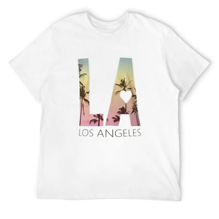 Los Angeles T-Shirt Sunset La Tee Shirt Los Angeles T-Shirt Sunset La Tee Shirt