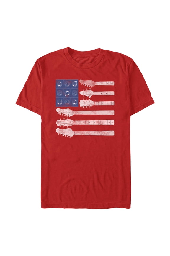Mens Lost Gods American Rocking Flag T Shirt