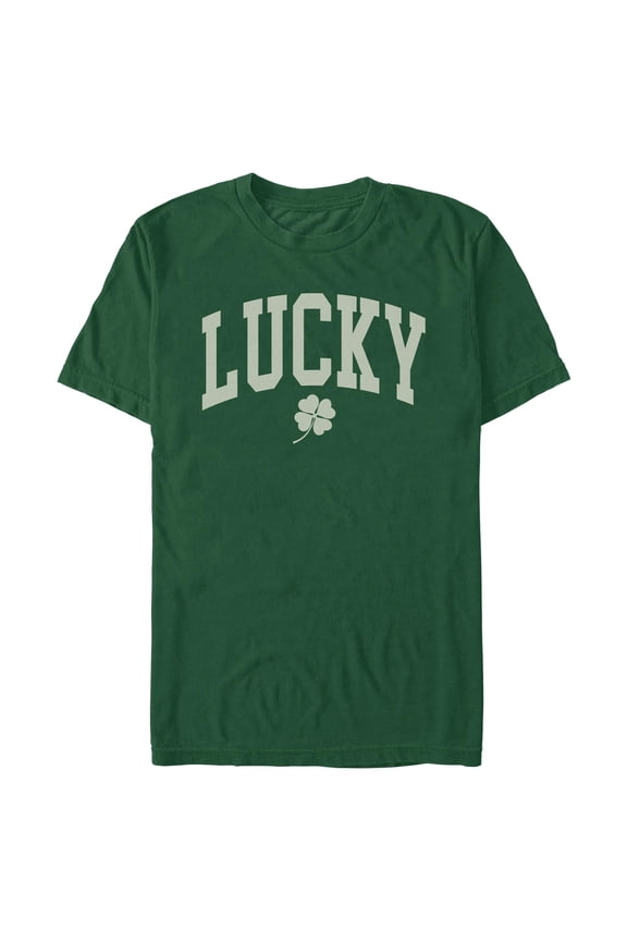 Mens Lost Gods Bold Lucky Clover T Shirt
