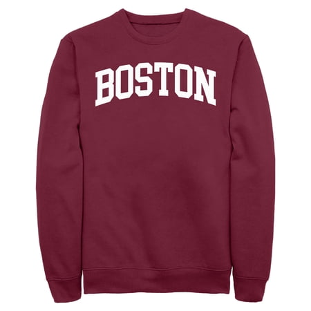 Mens Lost Gods Collegiate Boston Name Logo Sweatshirt