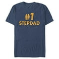 thumbnail image 1 of Mens Lost Gods Distressed Number One Stepdad T Shirt, 1 of 4