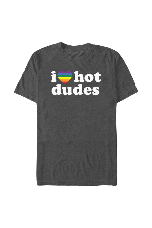 Mens Lost Gods I Love Hot Dudes T Shirt