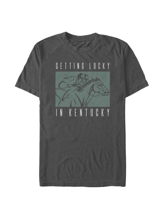 Mens Lost Gods Jockey Getting Lucky in Kentucky T Shirt