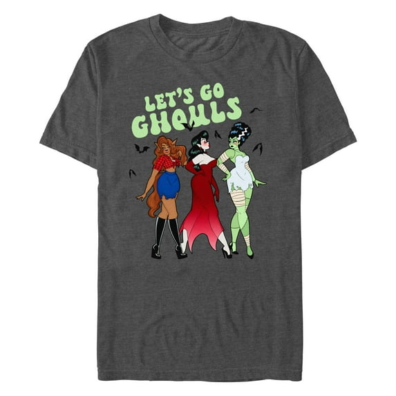 Mens Lost Gods Let's Go Ghouls T Shirt