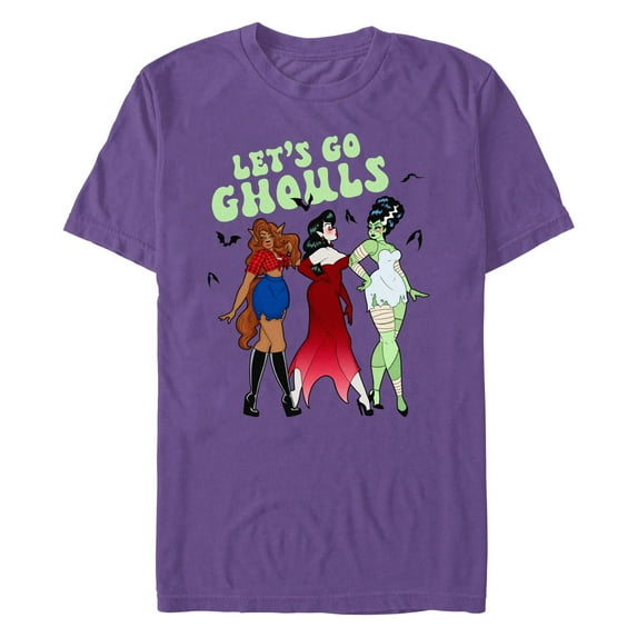 Mens Lost Gods Let's Go Ghouls T Shirt