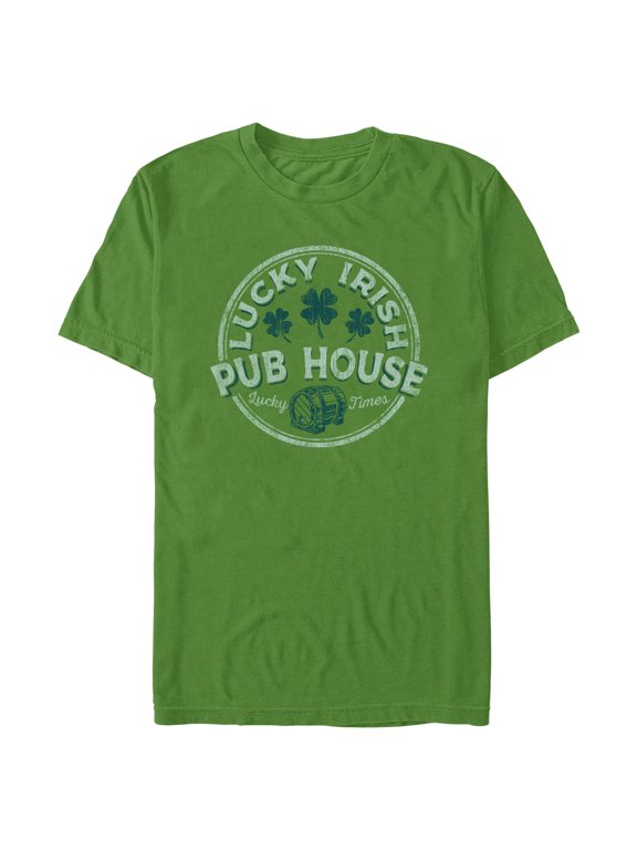 Mens Lost Gods Lucky Irish Pub House T Shirt