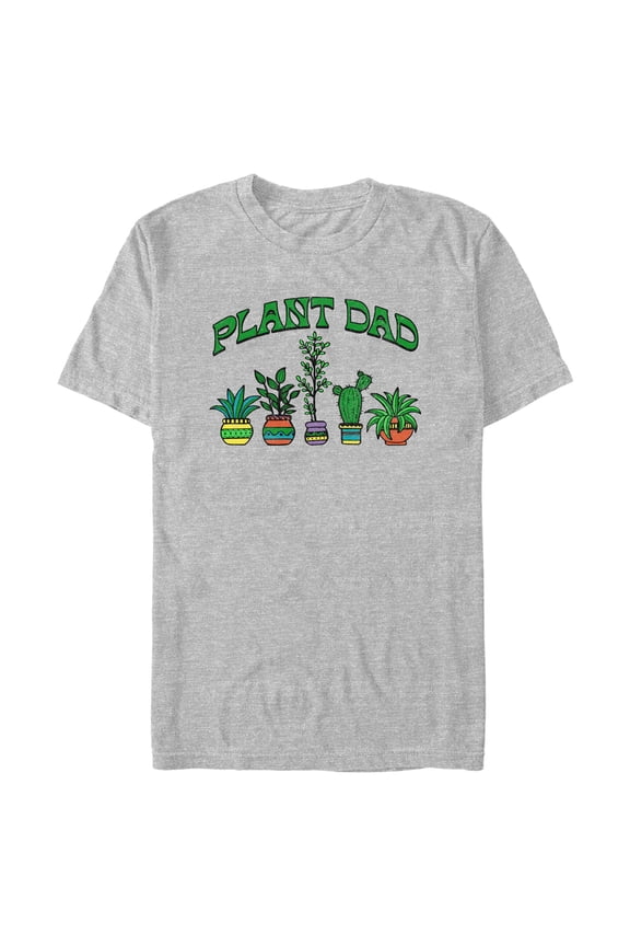 Mens Lost Gods Succulents Plant Dad T Shirt