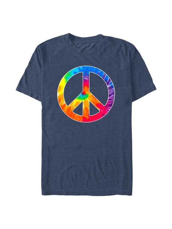 Mens Lost Gods Tie Dye Peace T Shirt