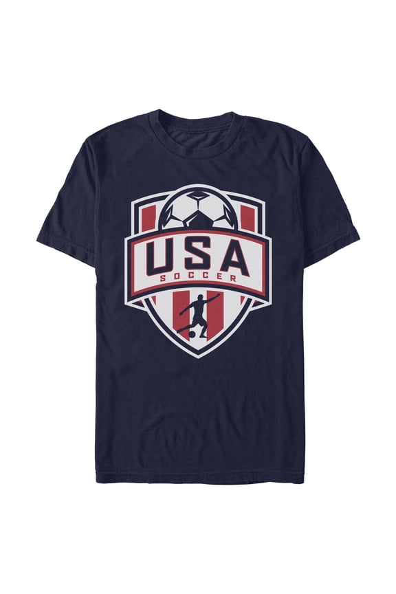Mens Lost Gods USA Soccer Shield Silhouette T Shirt