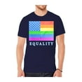 thumbnail image 1 of Mens Love Wins Equality Short-Sleeve T-Shirt - Navy - Small, 1 of 1