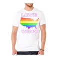 thumbnail image 1 of Mens Love Wins USA Short-Sleeve T-Shirt - White - X-Large, 1 of 1