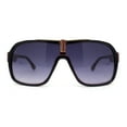 thumbnail image 1 of Mens Luxury Oversized Large Mogul Racer Plastic Fashion Sunglasses Black Burgundy - Navy, 1 of 4