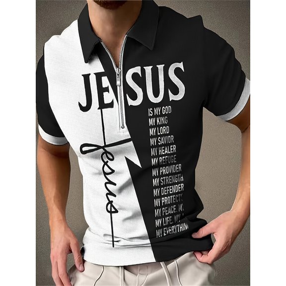 Mens Luxury Polo Shirts Black Gold Short Sleeve Vintage Casual Wicking Golf Flower T-Shirt Black 3XL