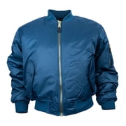 Mens MA-1 Flight Jacket, Navy, L 099598036140