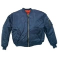 thumbnail image 1 of Mens MA-1 Flight Jacket - Navy, XL, 1 of 1