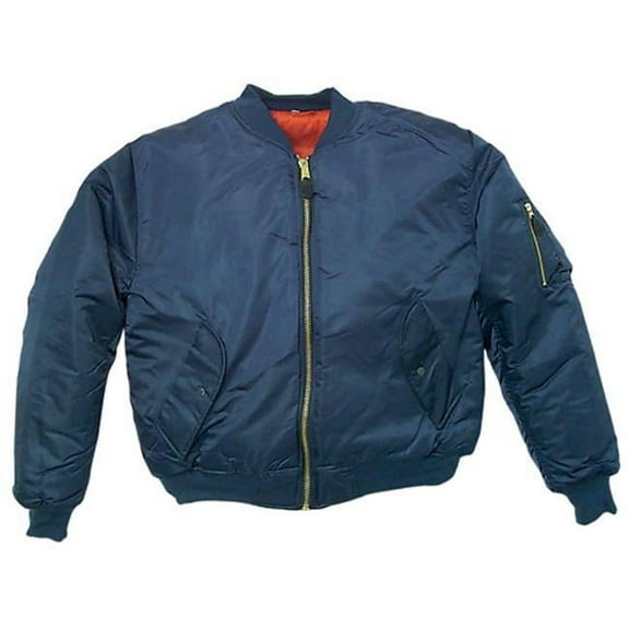 Mens MA-1 Flight Jacket - Navy, XL