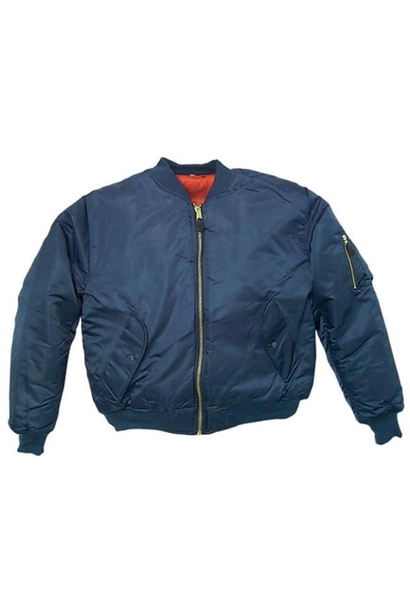 Mens MA-1 Flight Jacket - Navy, XL