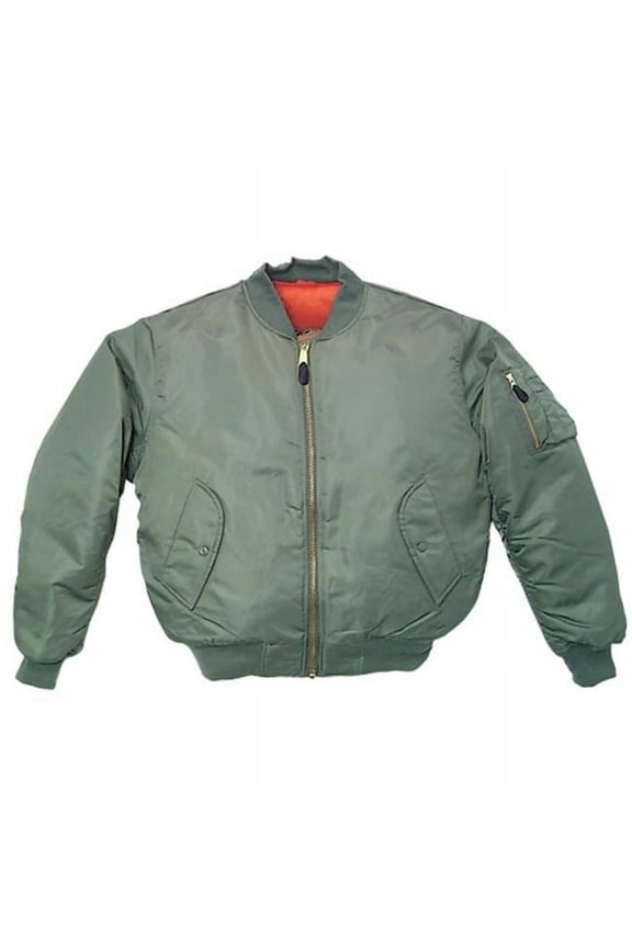 Mens MA-1 Flight Jacket, Sage, 7XL 099598106010