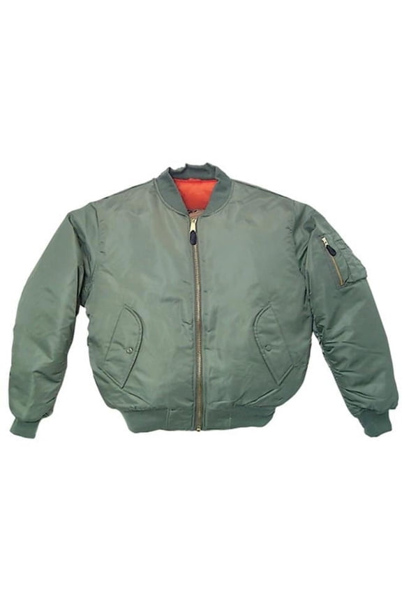 Mens MA-1 Flight Jacket - Sage, Medium