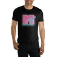 thumbnail image 1 of Mens MTV Music Television Symbol Black Short Sleeve Shirt-XS, 1 of 4