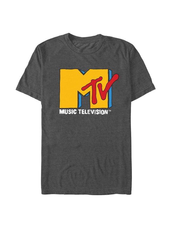 Mens MTV Retro Animated Logo T Shirt
