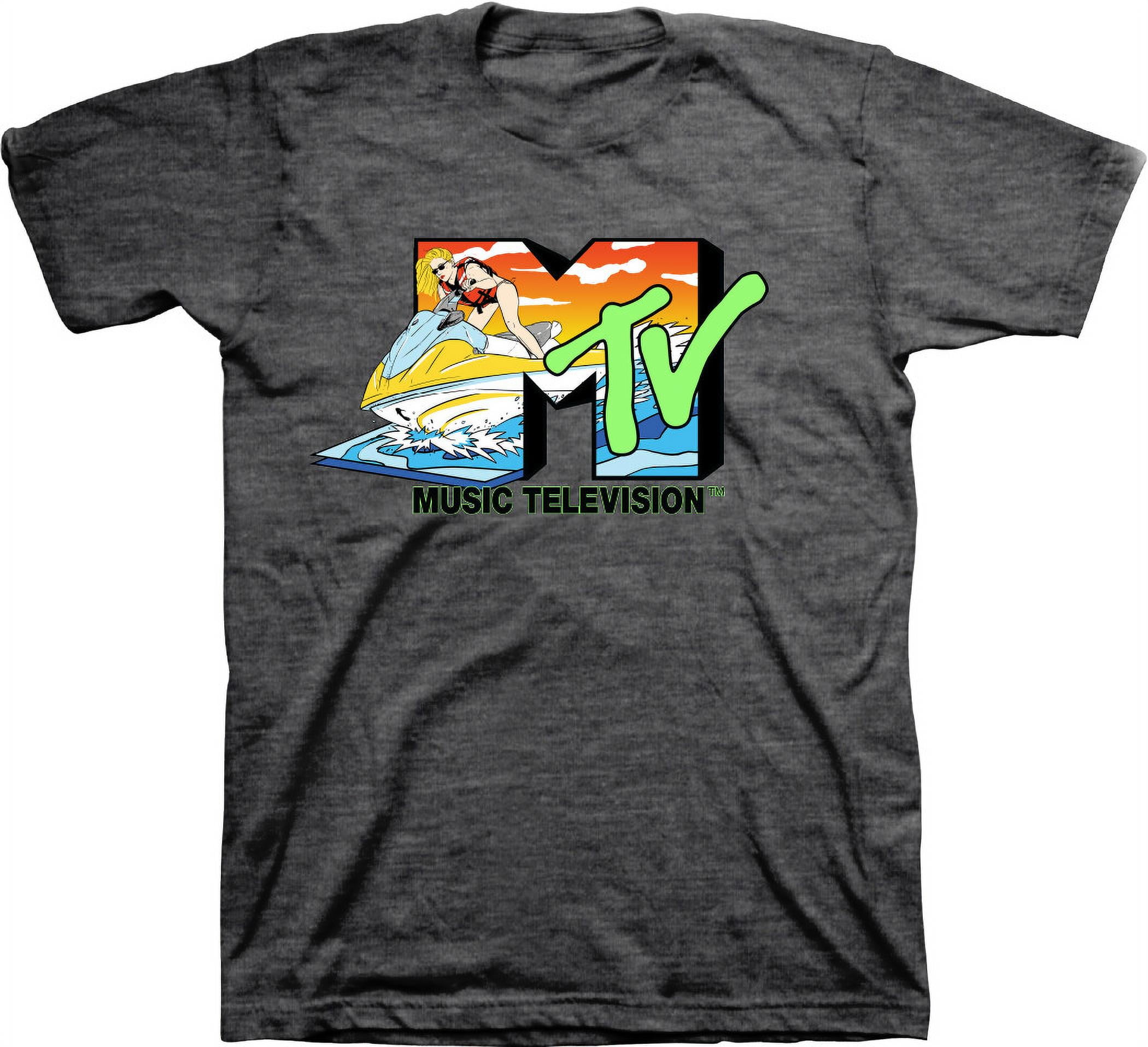 お気に入り Classic MTV - Shirt Logo Retro MTV Mens 90s MTV - tee ミュージシャン