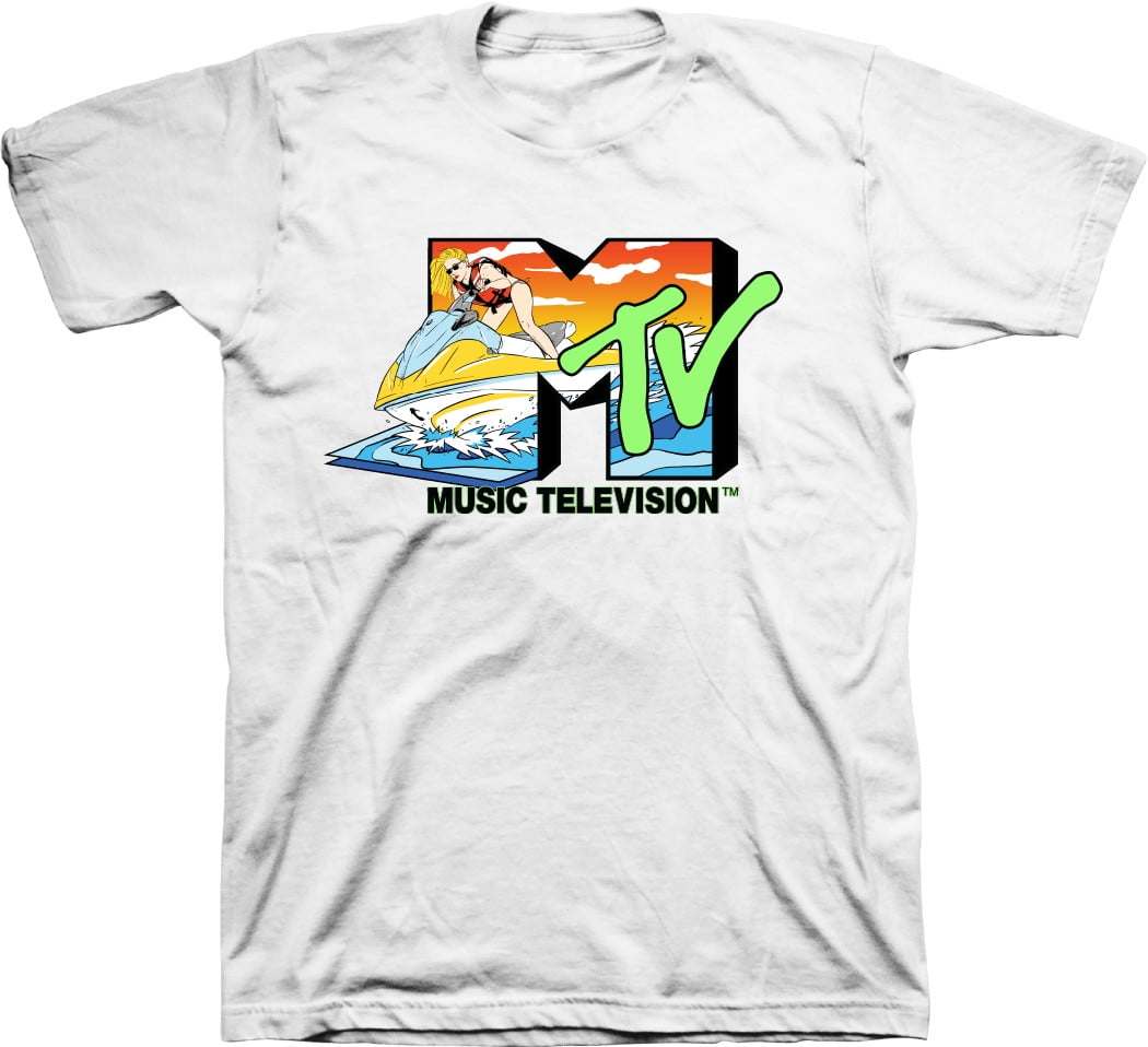 90s MTV Tシャツ Mens MTV Retro Logo Shirt - MTV Classic 90s tee - MTV