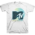 thumbnail image 1 of Mens MTV Retro Logo Shirt - MTV Classic 90s tee  - MTV Classic 1980s T-Shirt (White, X-Large), 1 of 1